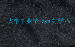 大学毕业学Java好学吗(大学生可以学java吗)