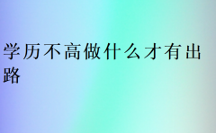 学历不高做什么才有出路(提升自己)